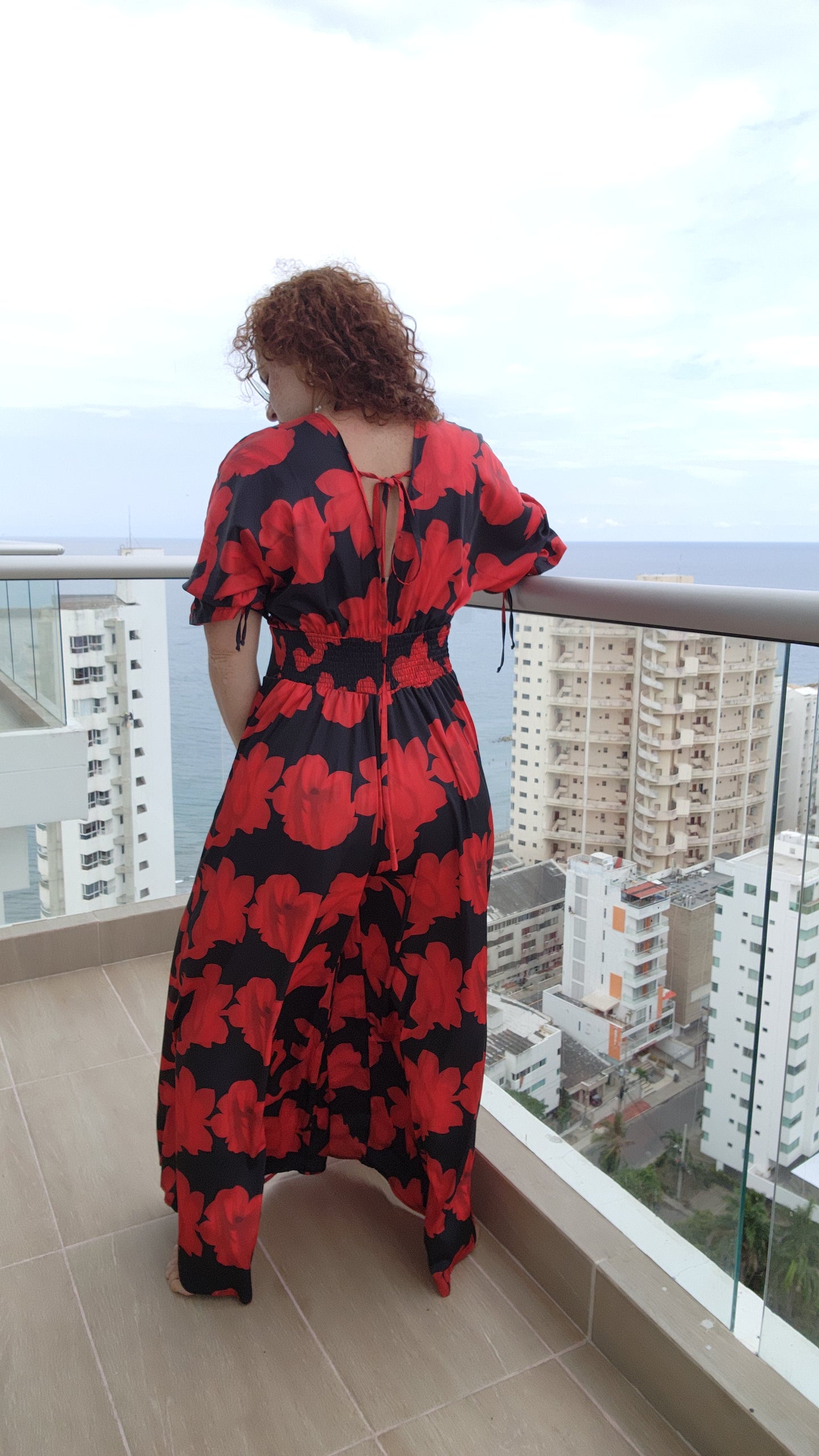 Jumpsuit RedBlack