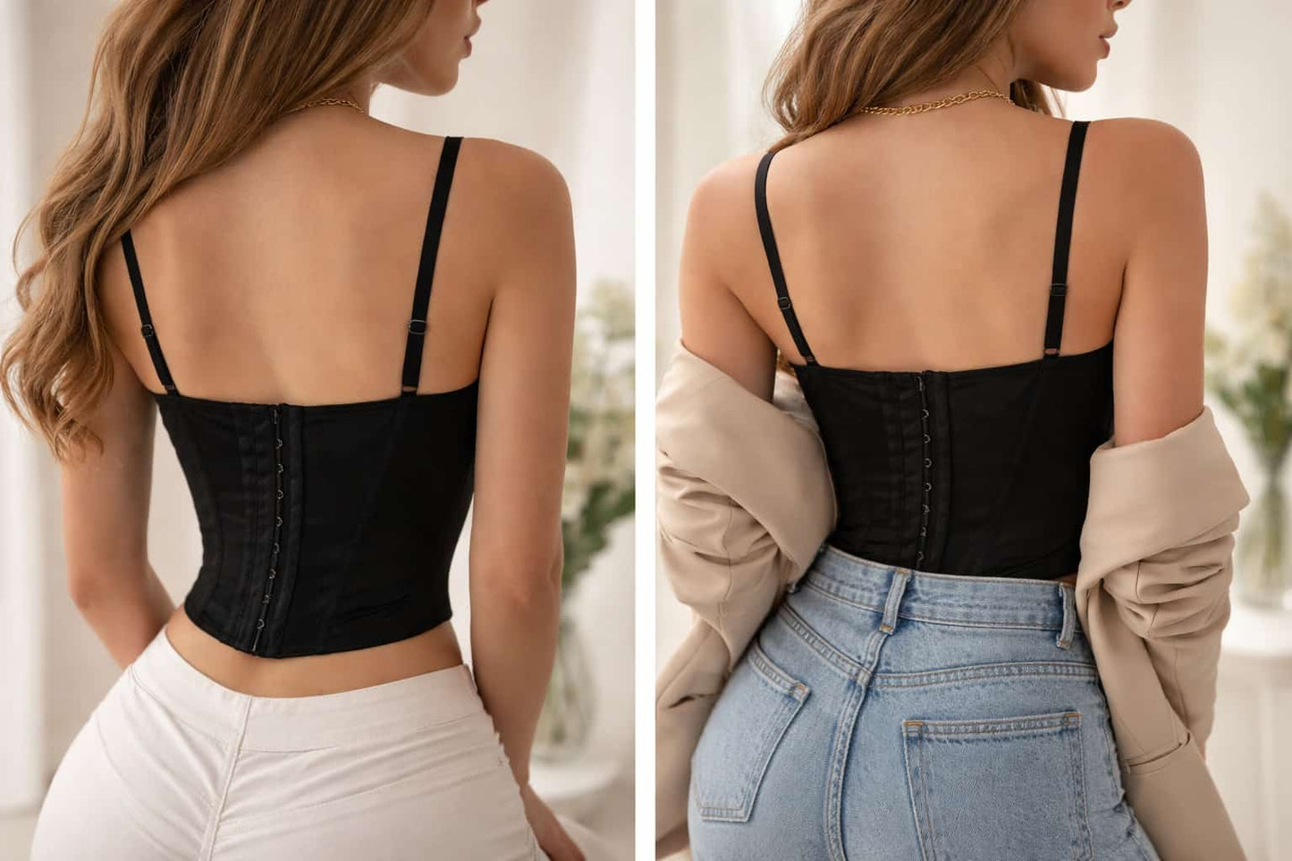 Mesh Corset Top