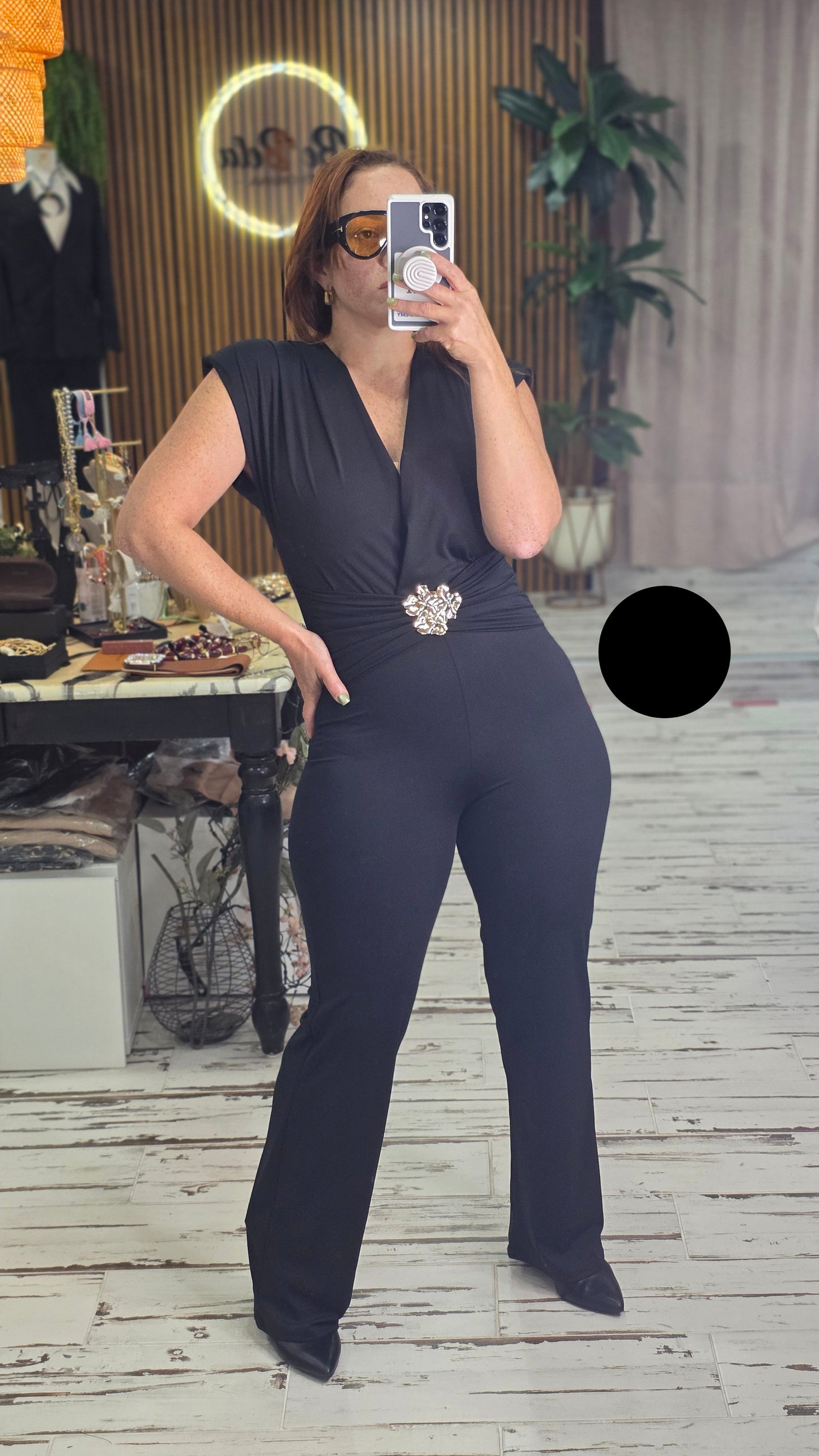 JUMSUIT GOLD ACCESORIE