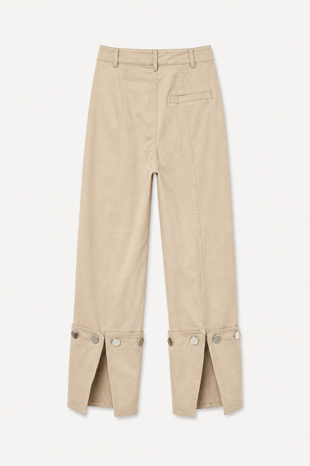 Button detail pants