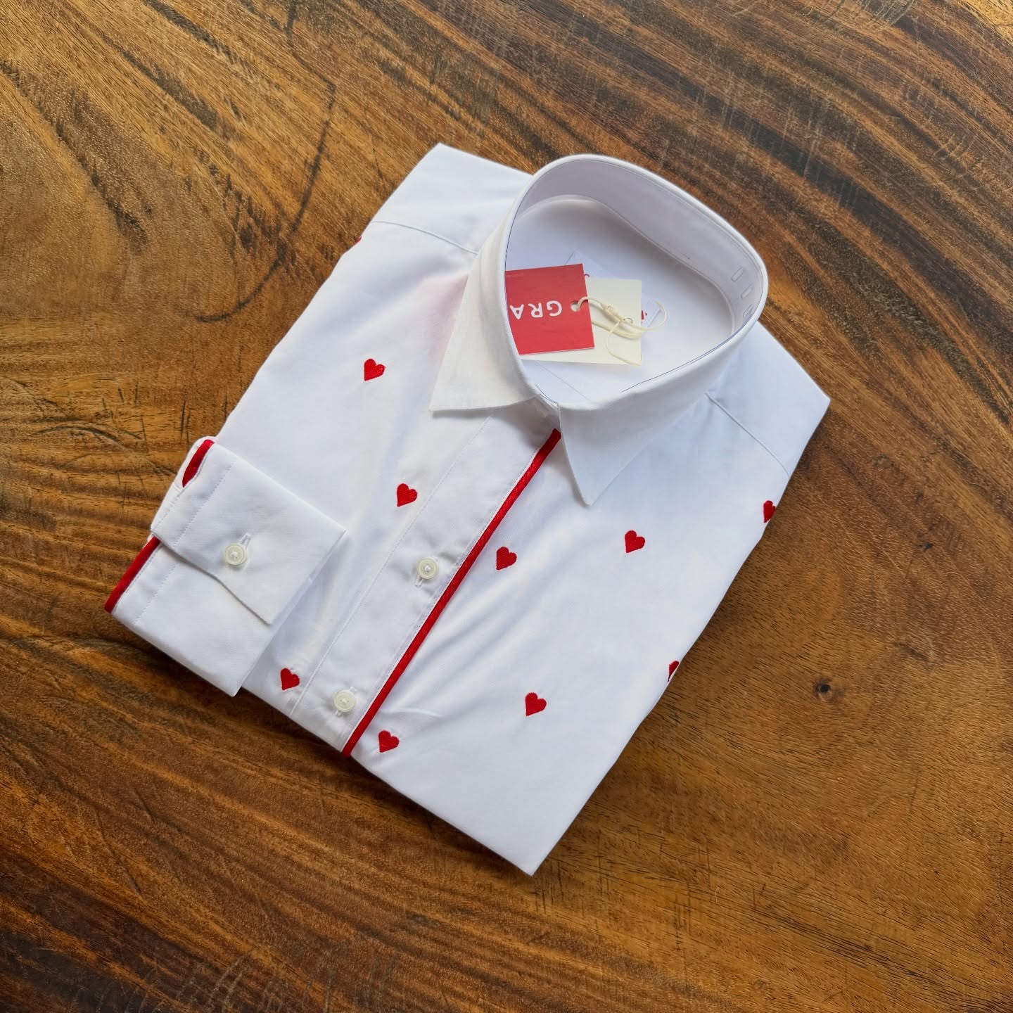 Red Mini Hearts Shirt