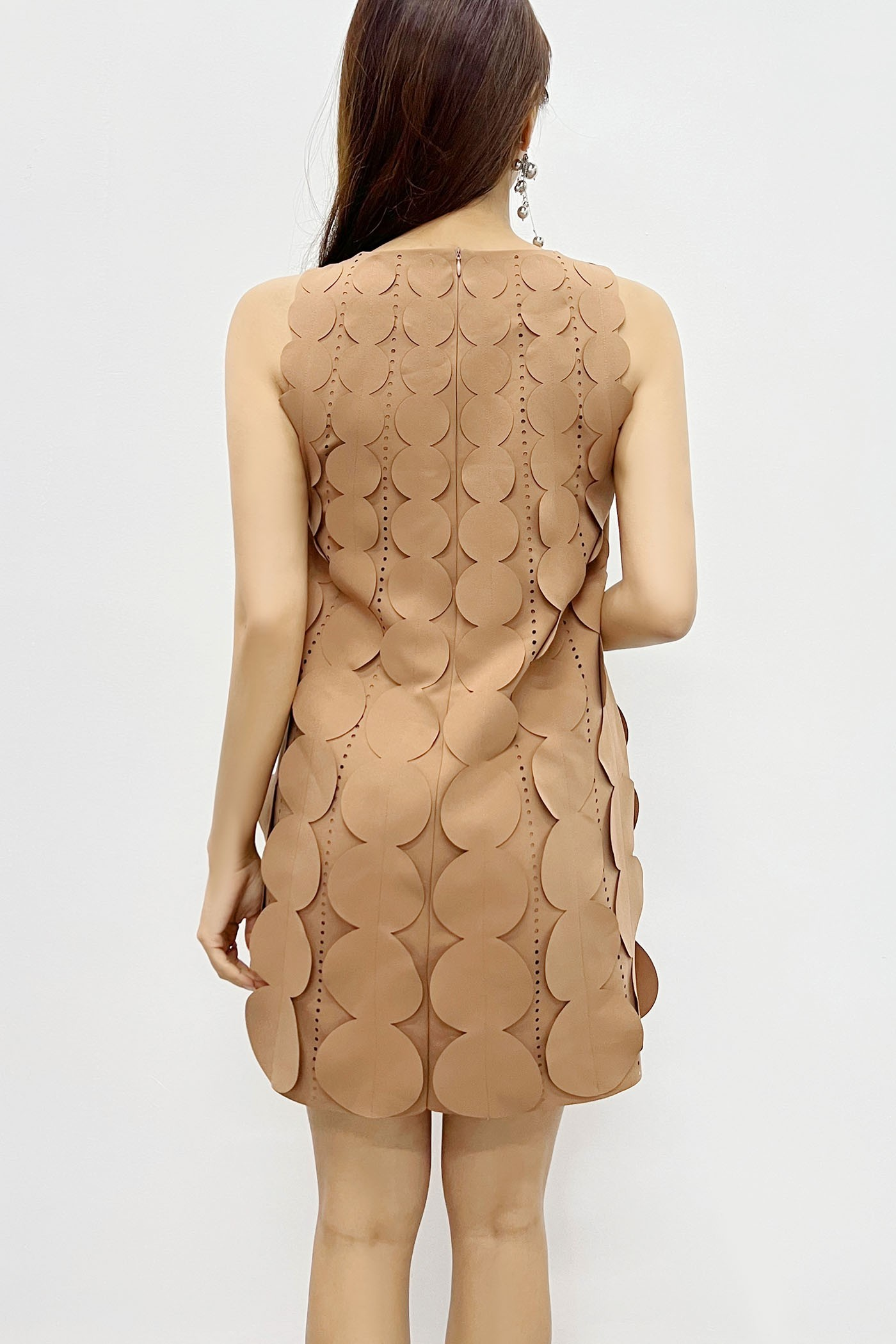 Dress Midi Vestido circular 3D