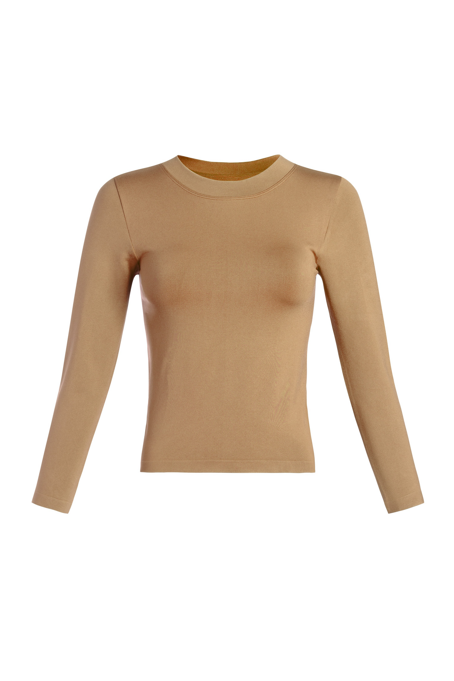 Smooth crew neck longsleeve top