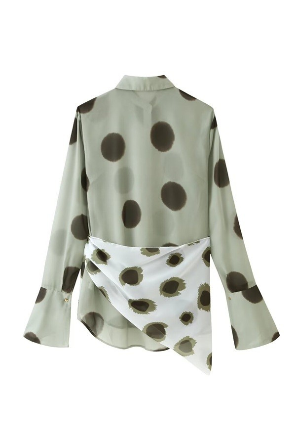 Polka Dot Sheer Wrap Mini TOP