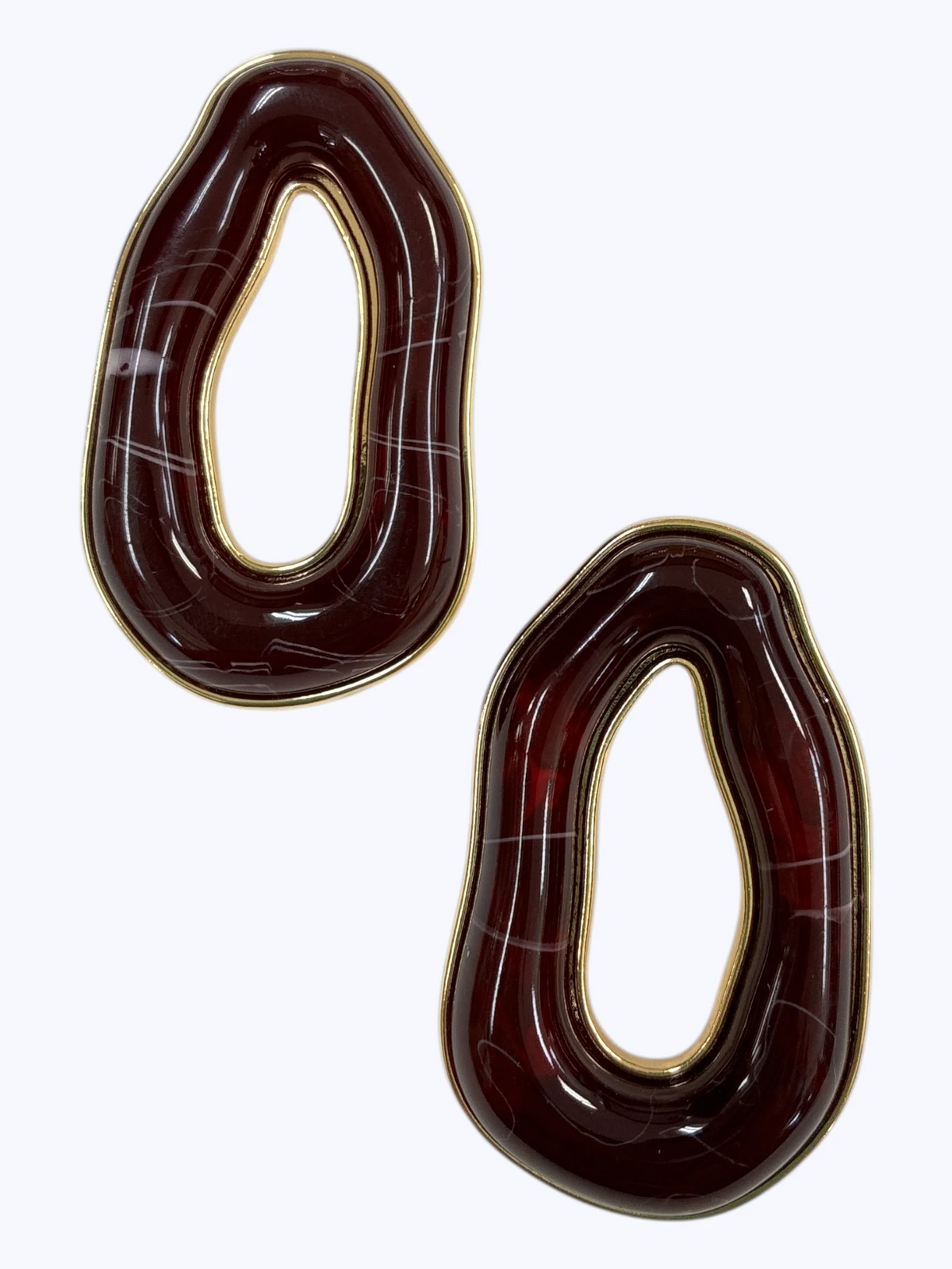 Organic Open Hoop Earrings