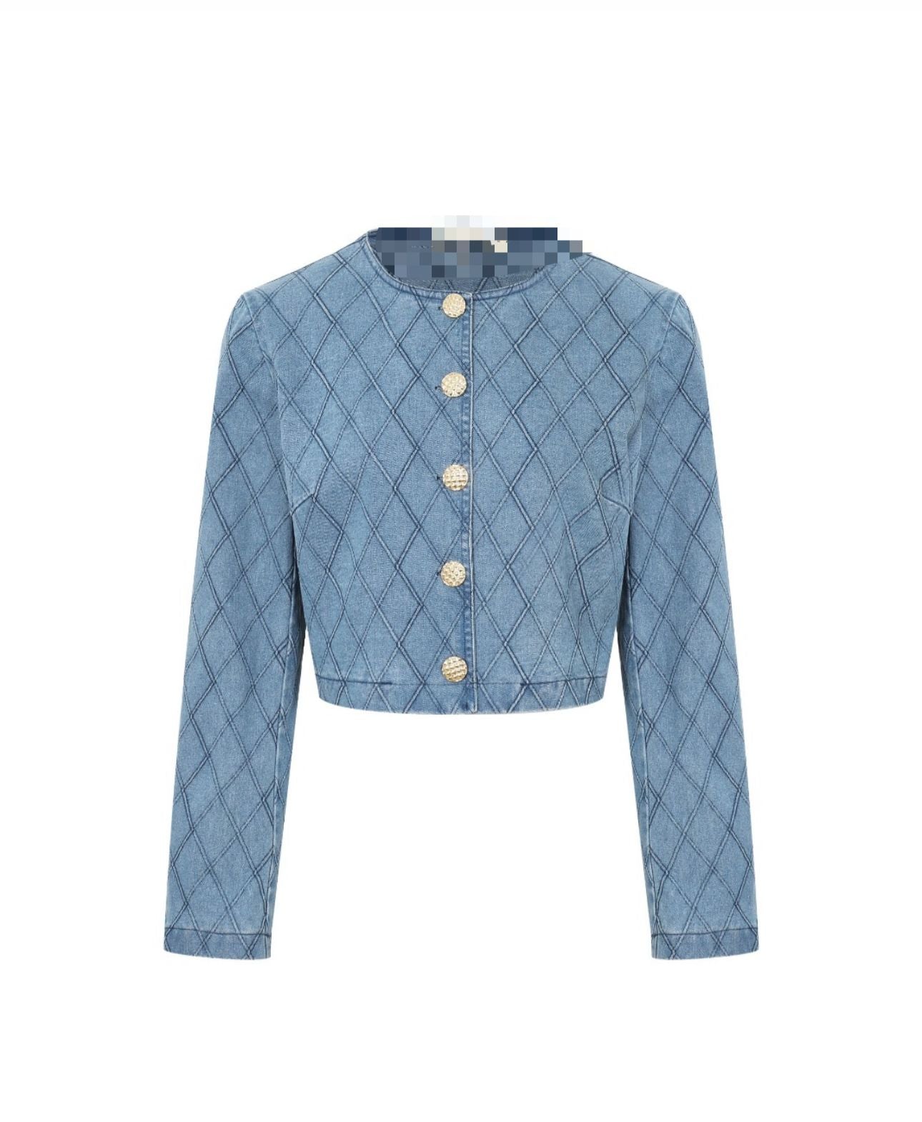 QUILTED CHARM DENIM JACKET