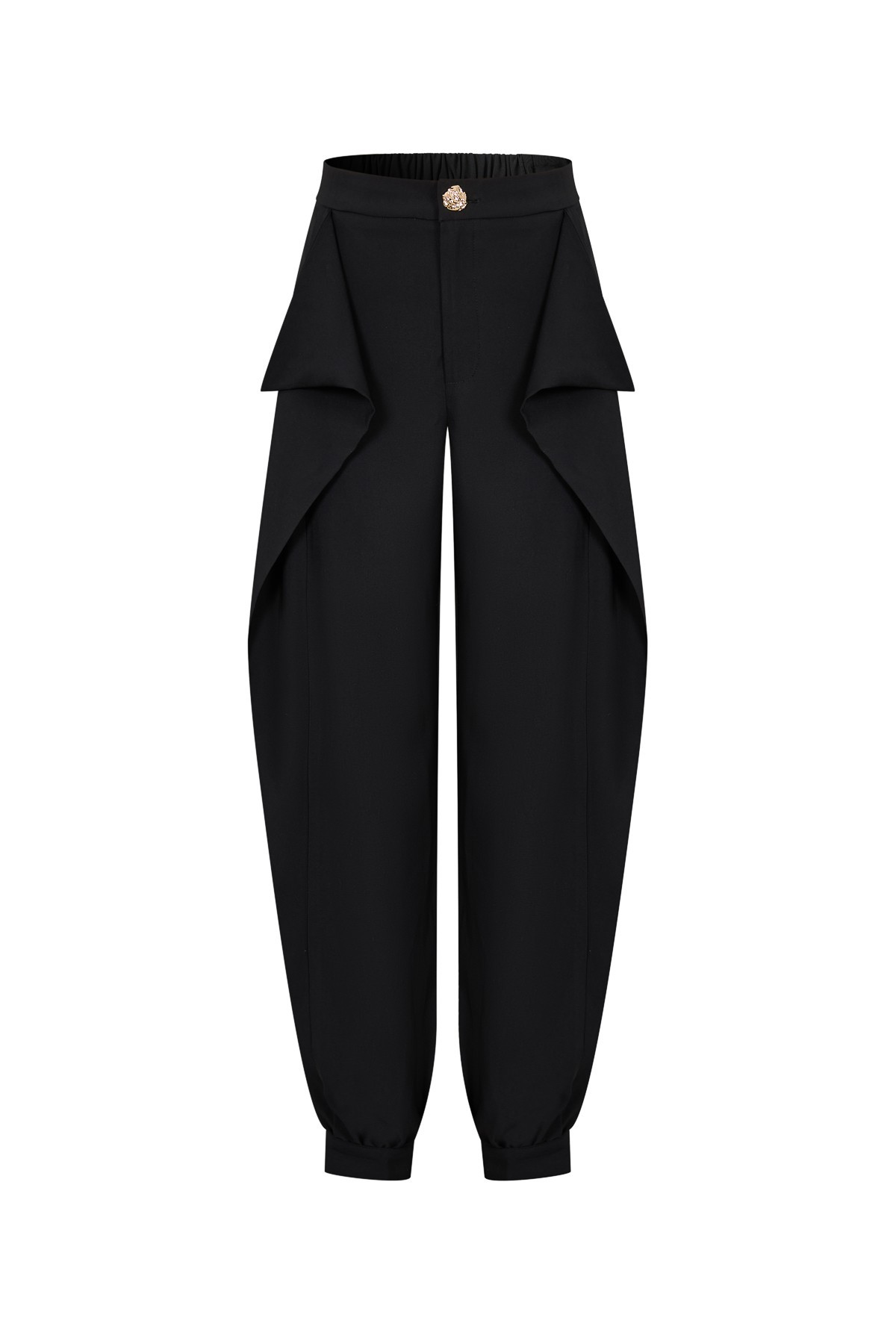 Folded Layer Balloon Pants