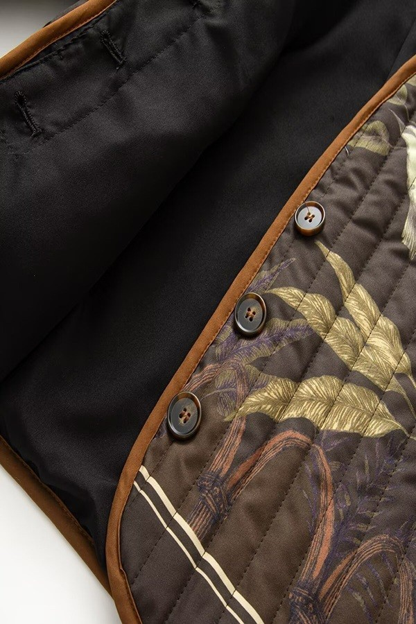 Printed Quilted Jacket