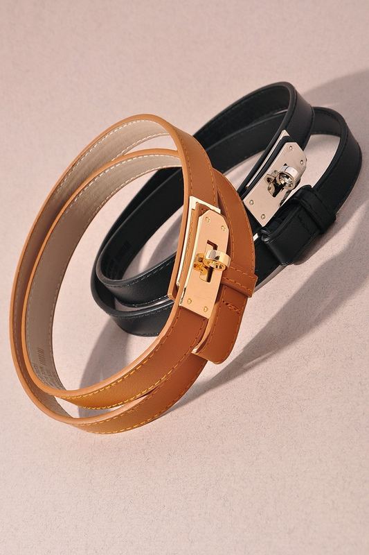 TURLOCK ACCENT ADJUSTABLE SKINNY BELT