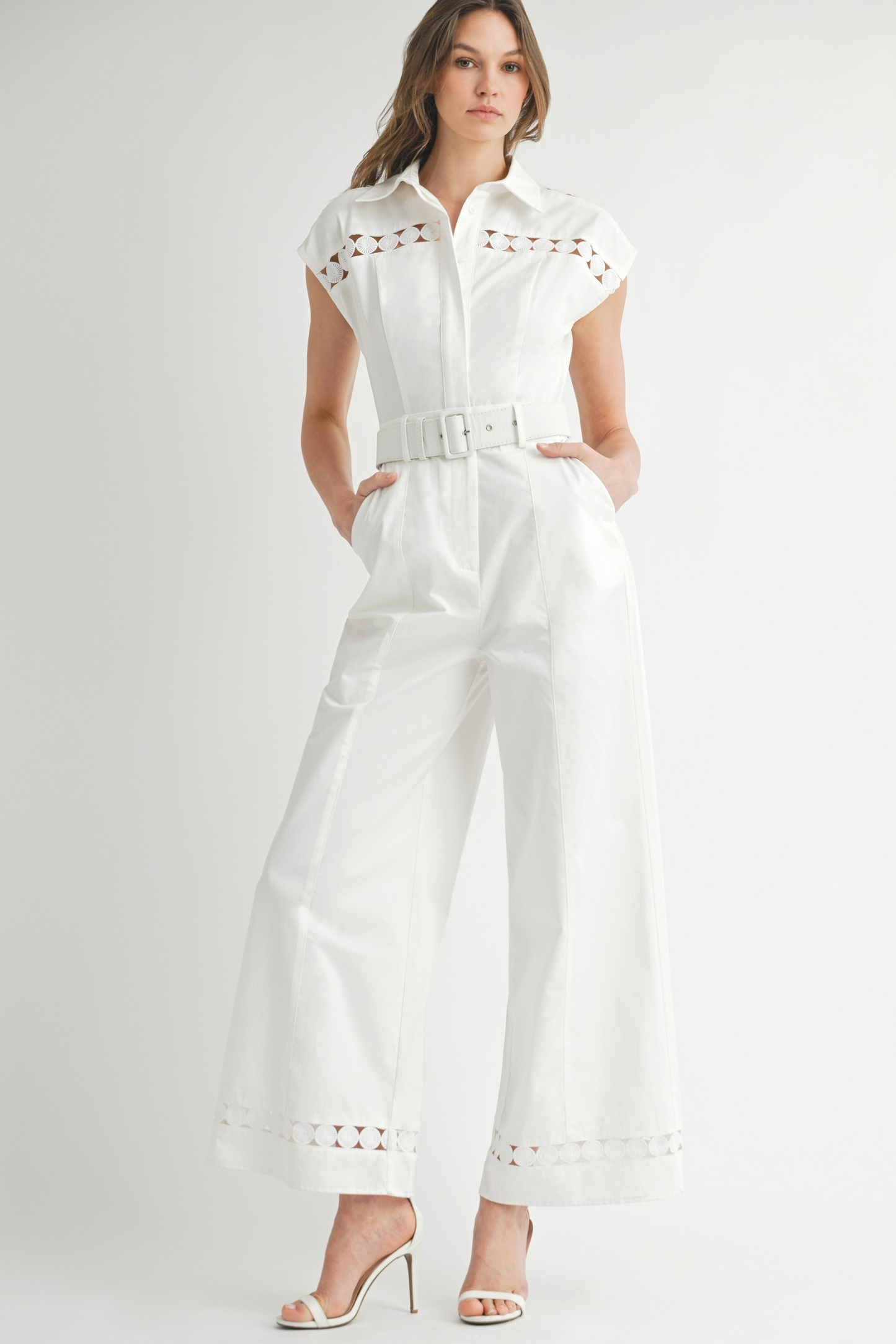 Embroidered Detailed Jumpsuit
