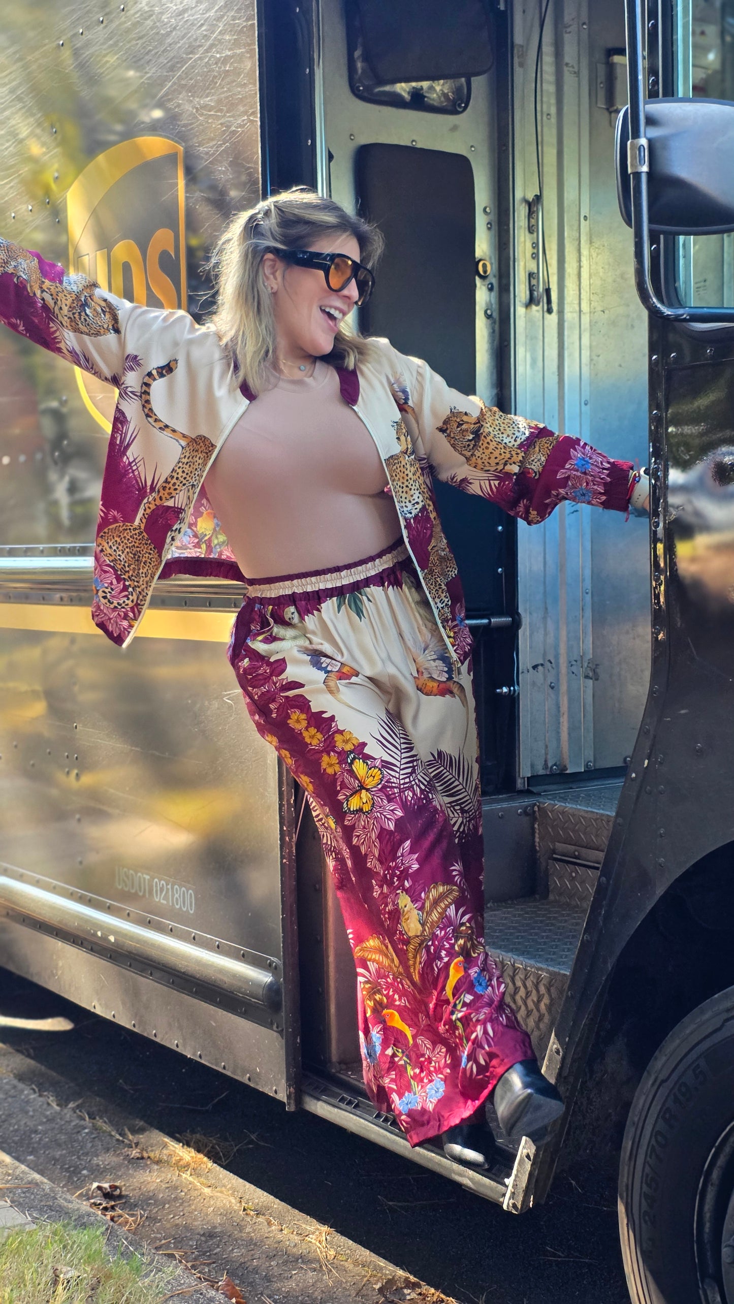 STAMP JACKET AND PANTS TIGER