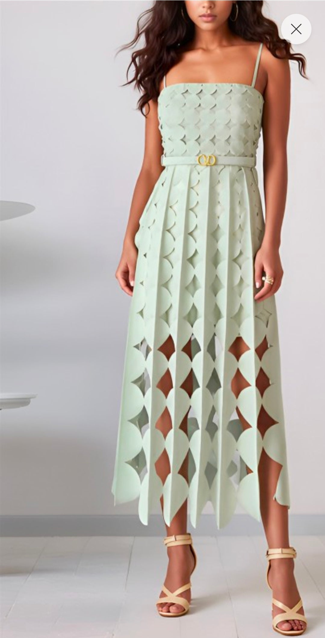 Vestido Circle Cutouts