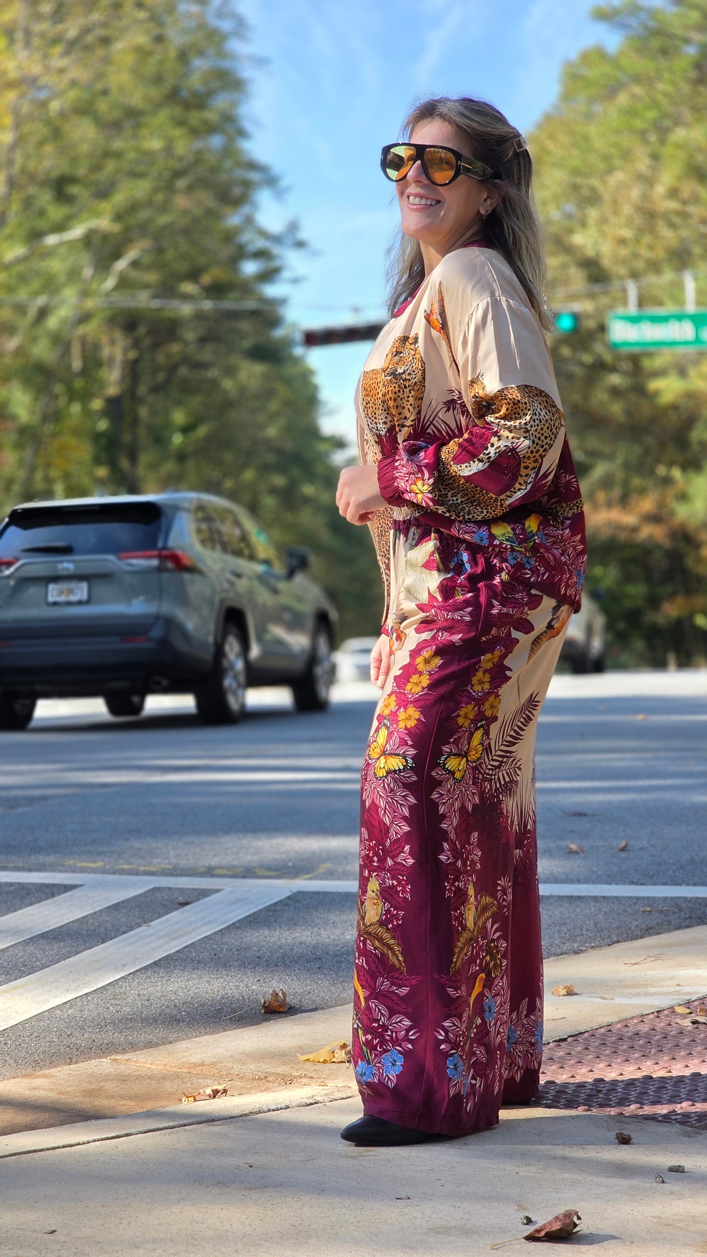 STAMP JACKET AND PANTS TIGER