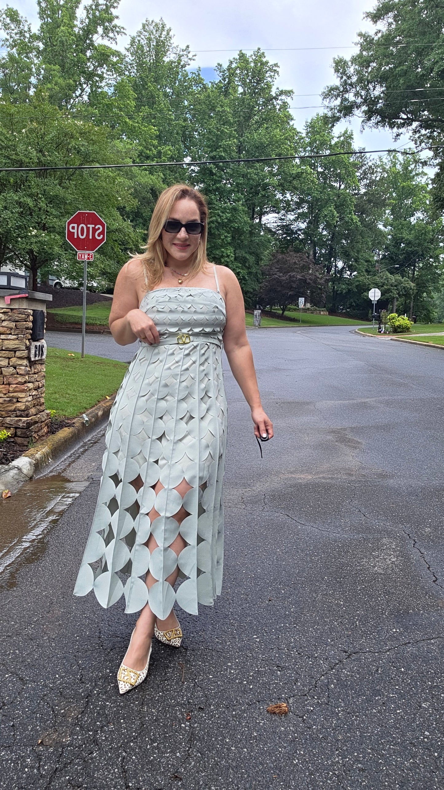 Vestido Circle Cutouts