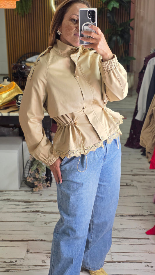 LACE MOTO JACKET