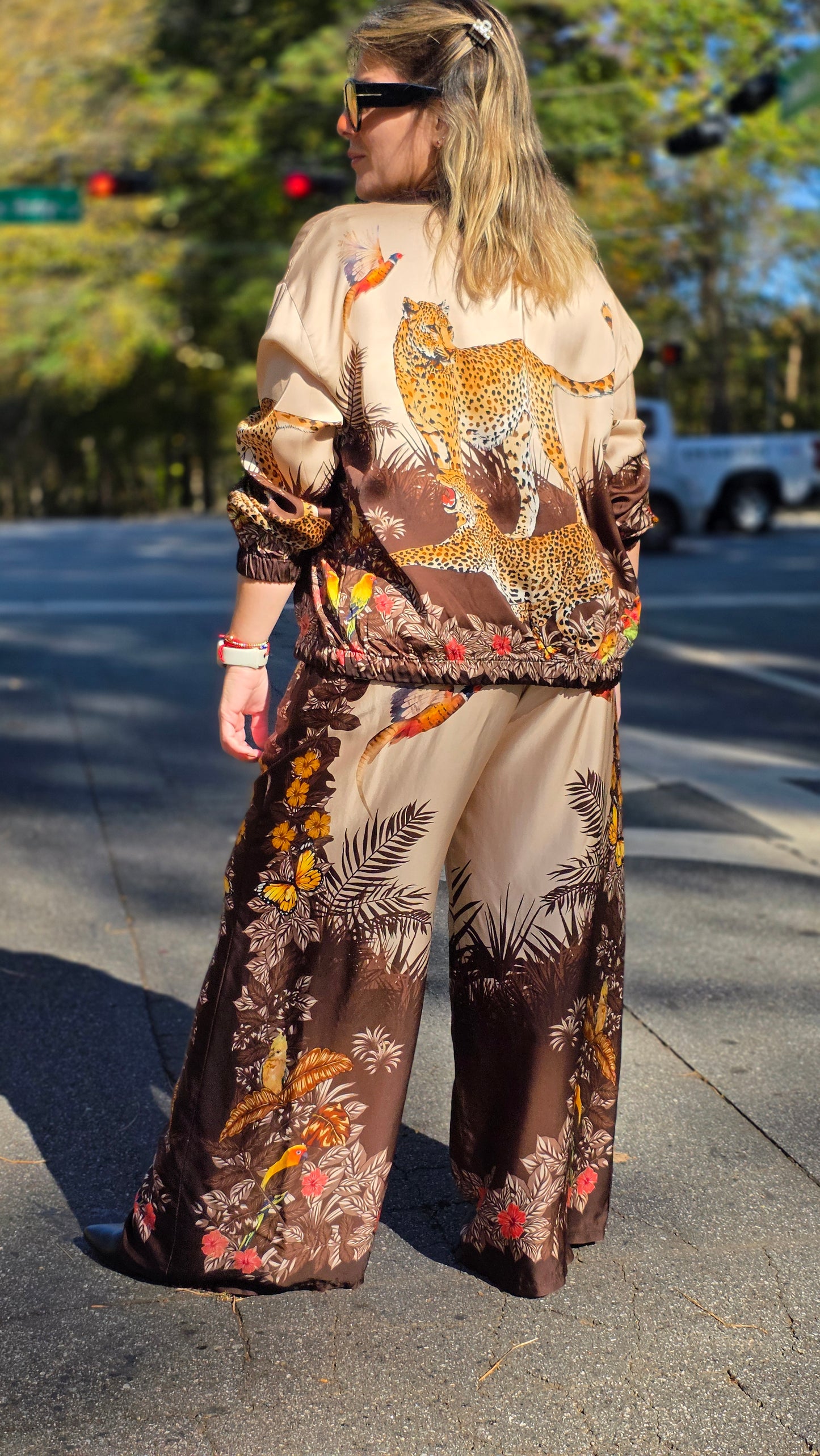 STAMP JACKET AND PANTS TIGER