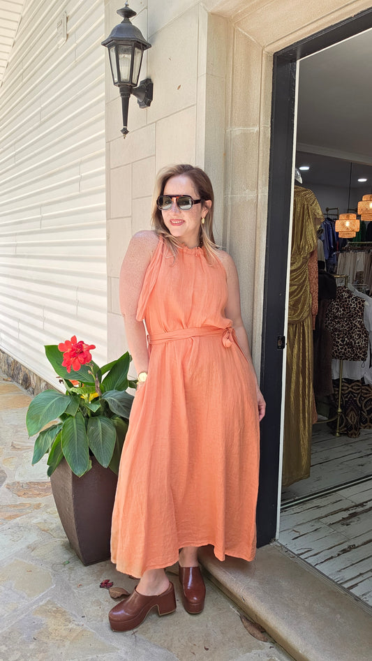 Lino Mxi Vestido Austria