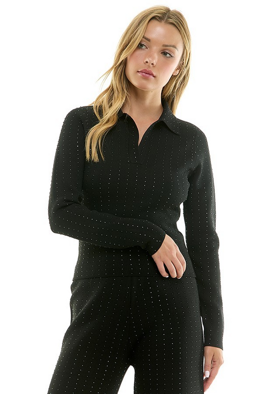 Ao Stone Ls Polo Top and pants