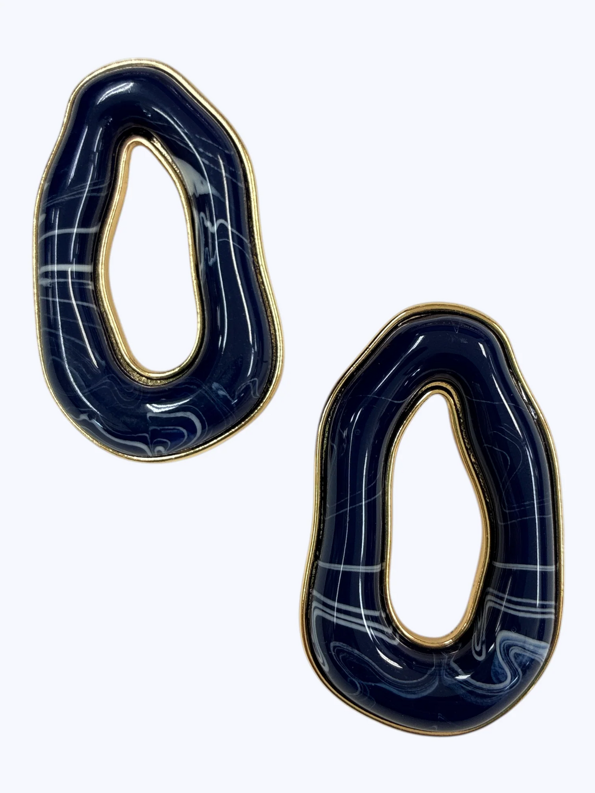 Organic Open Hoop Earrings